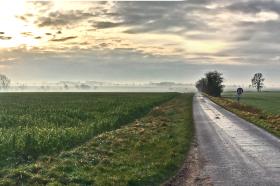 Ein Landschaftspanorama in Niedersachsen