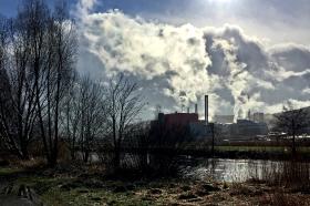 Blockheizkraftwerk Heringen - nach einem Graupelschauer-2