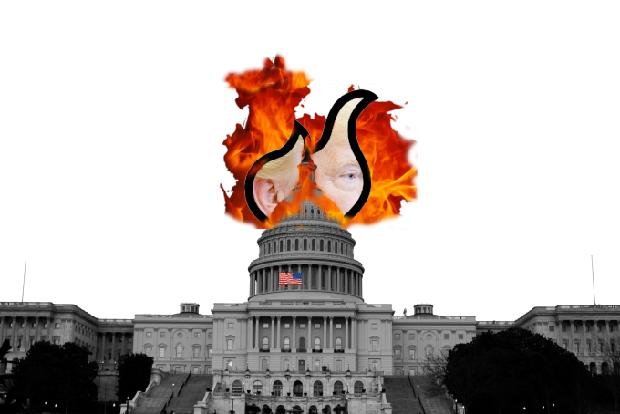 TIMElabs Montage; Trump: © – Michael Vadon; capitol Hill: © - Nate Lee; both CC BY-SA 4.0