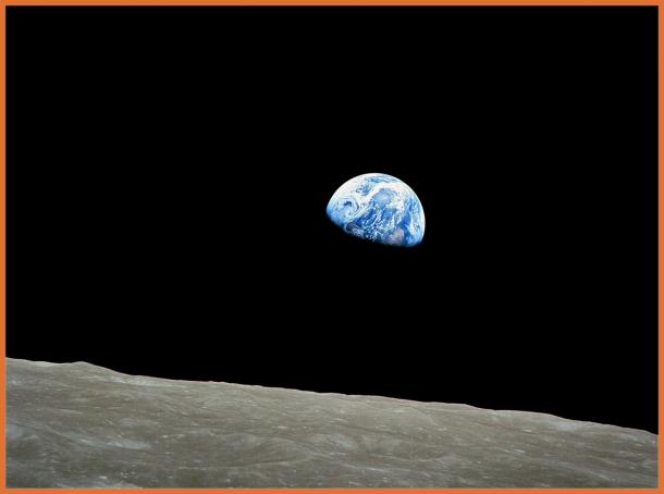 Erde und Mond